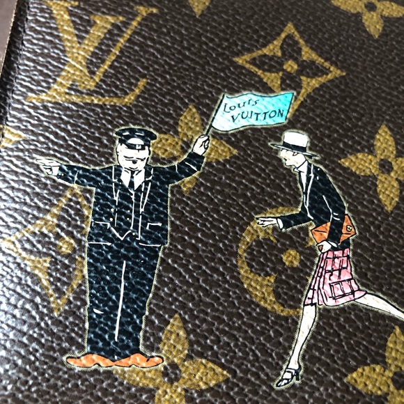 💎 LIMITED EDITION 💎 rare zippy Louis Vuitton wallet illustre illustrated - Picture 8 of 12